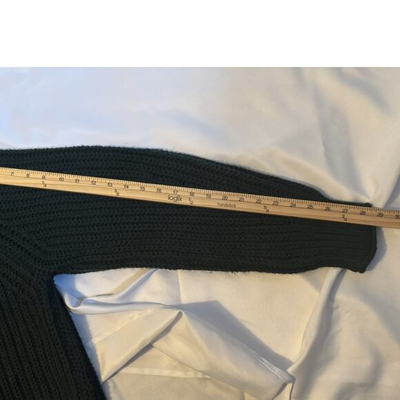 LTS Long Tall Sally Green Chunky Knit Sweater W-US 10–12 - Picture 6 of 6